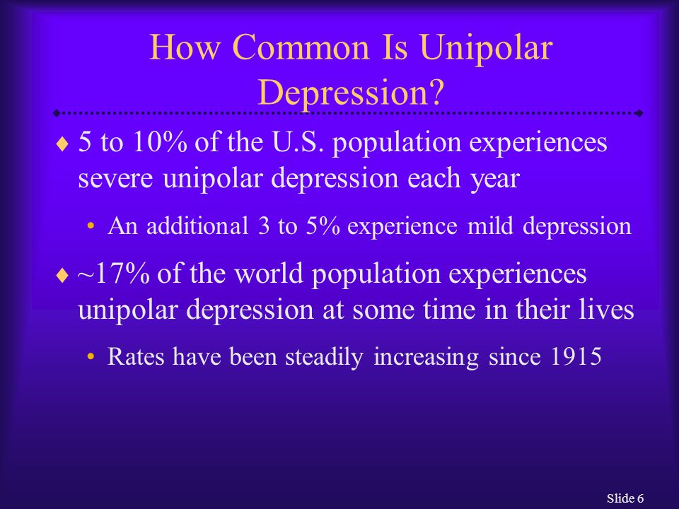 biological explanation of unipolar depression biological explanation of unipolar depression