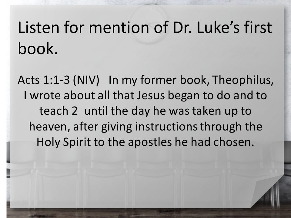 Listen for mention of Dr. Luke’s first book.