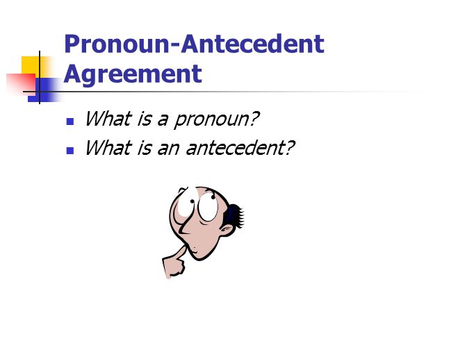 What is a pronoun What is an antecedent
