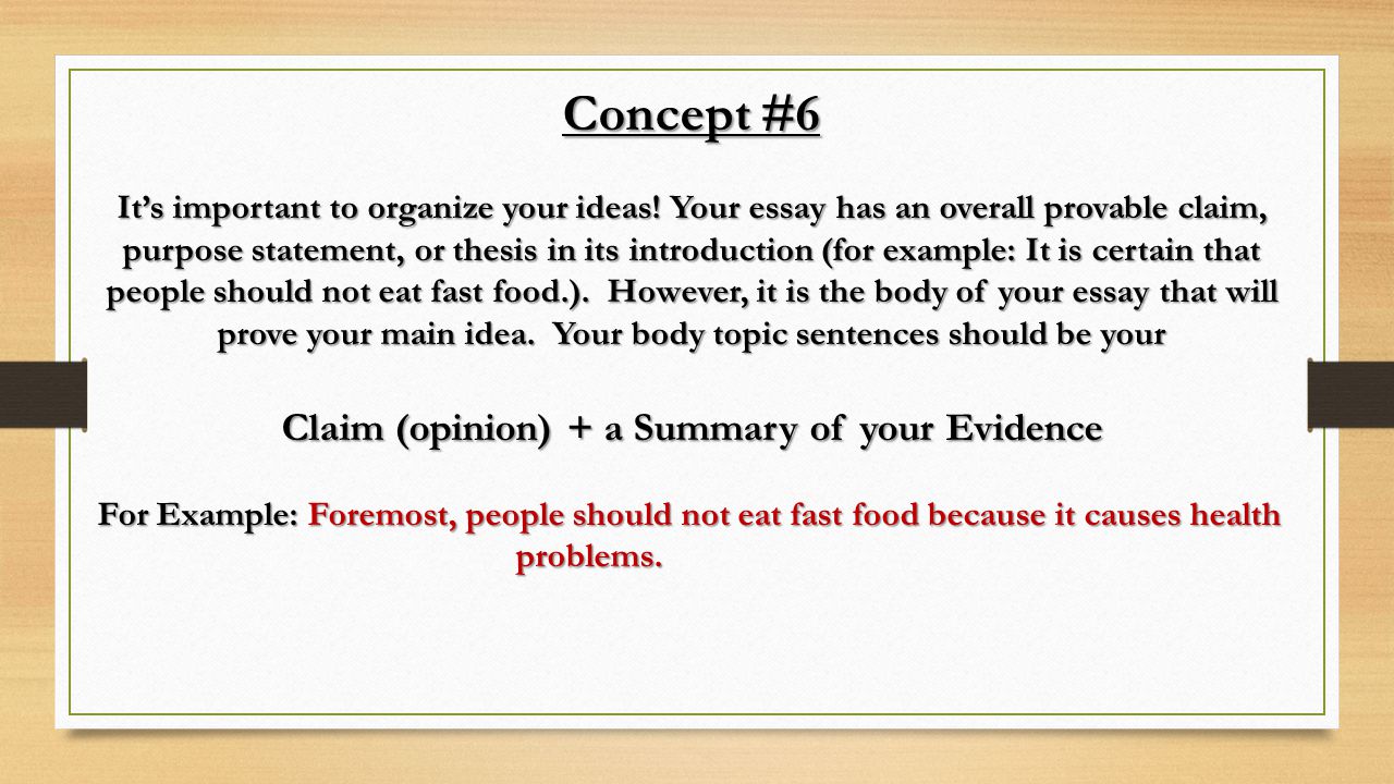Argumentative Essay On Fast Food