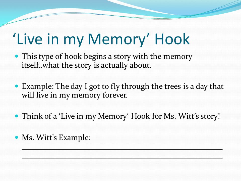 Hook For Essay