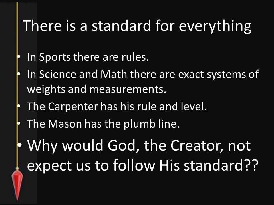 There is a standard for everything In Sports there are rules.