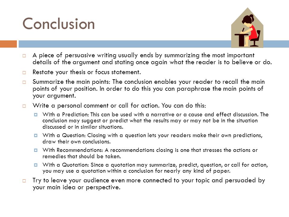 Good Conclusions Persuasive Essays