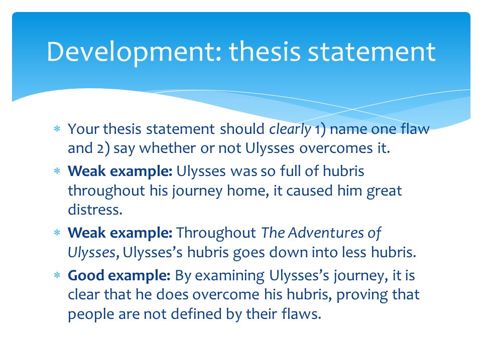 Thesis In Essay