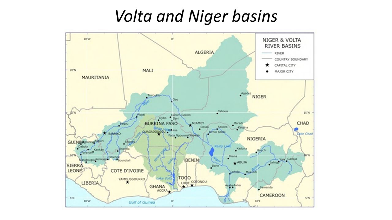 Volta and Niger basins