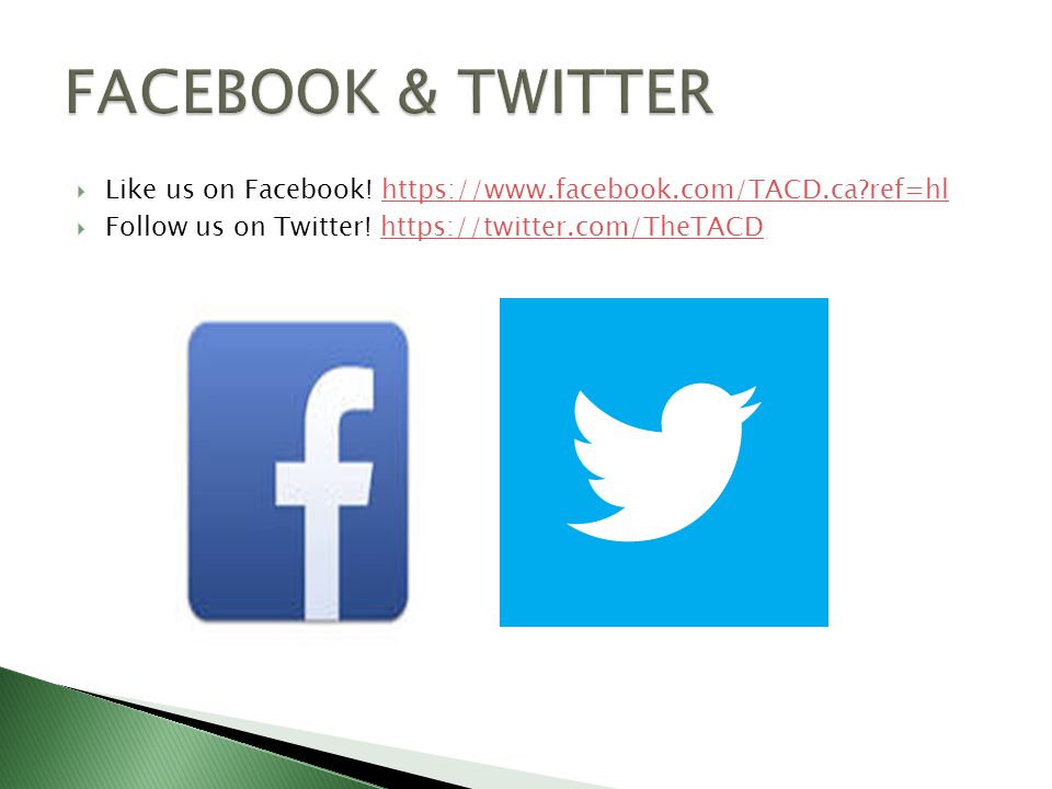  Like us on Facebook.