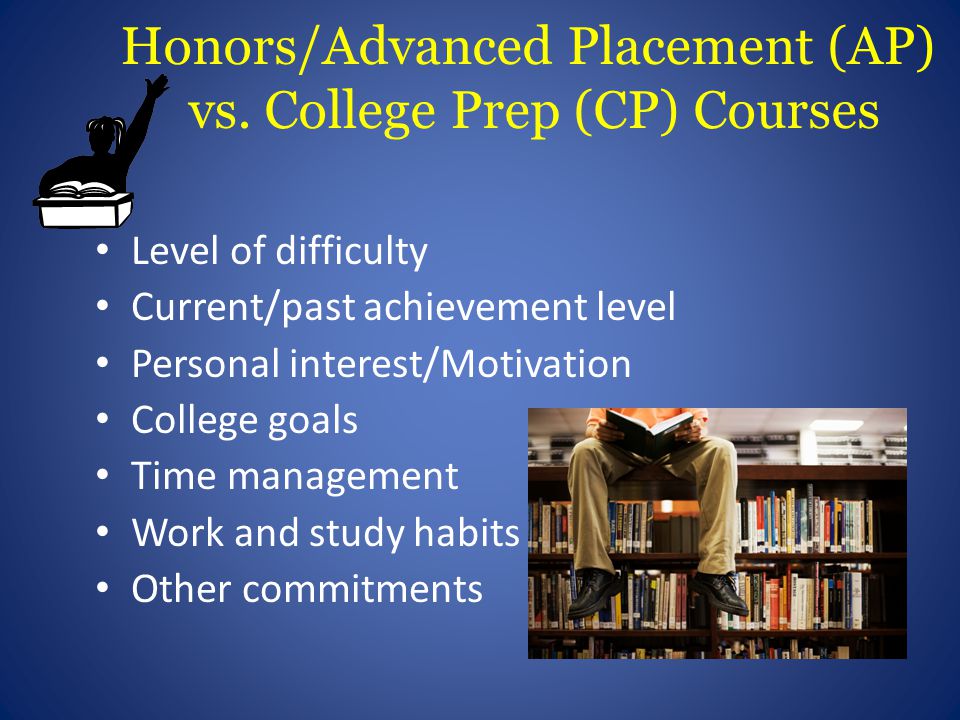 Honors/Advanced Placement (AP) vs.