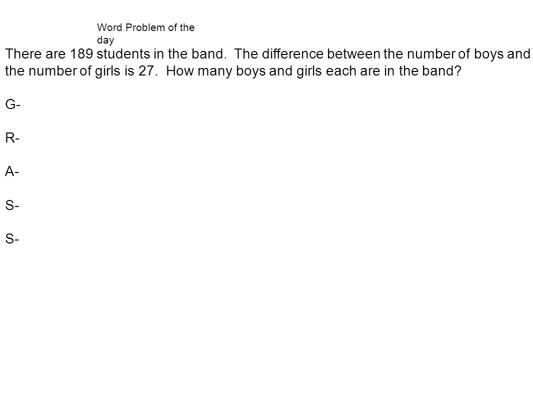 There are 189 students in the band.