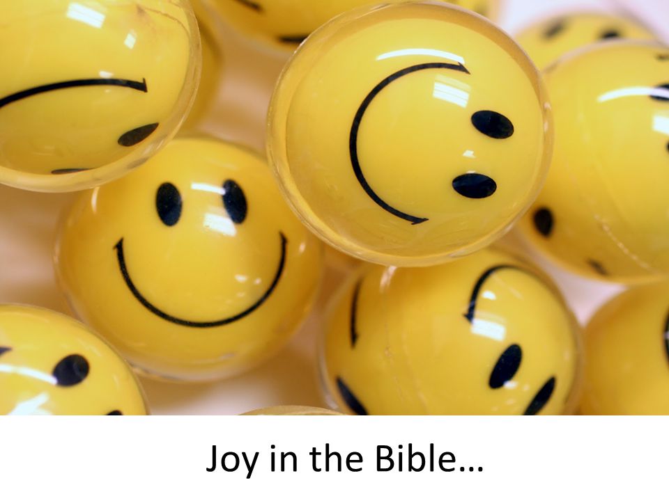 Joy in the Bible…