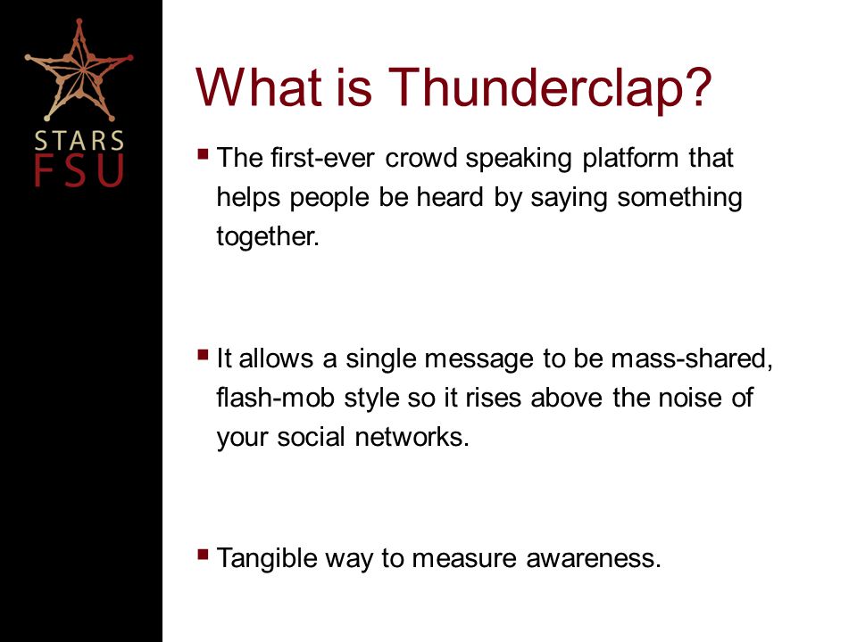 What is Thunderclap.