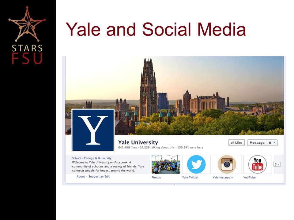 Yale and Social Media