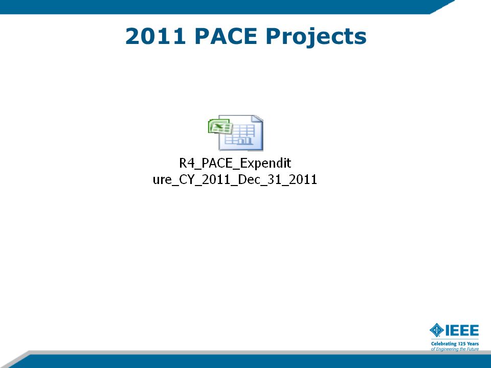 2011 PACE Projects