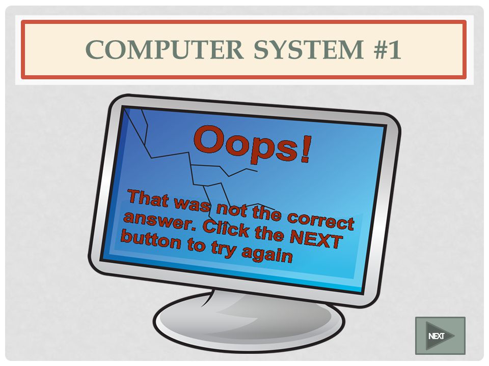 COMPUTER SYSTEM #1 NEXT