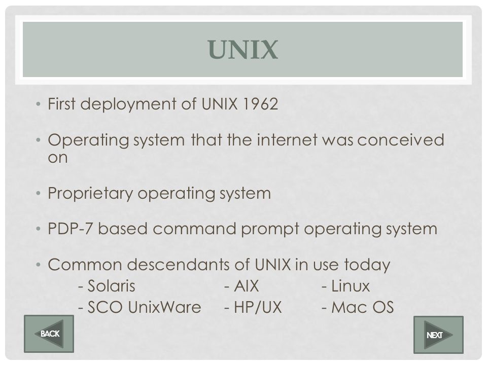 KEN THOMPSON (LEFT) AND DENNIS RITCHIE UNIX UNIX co-founders NEXT