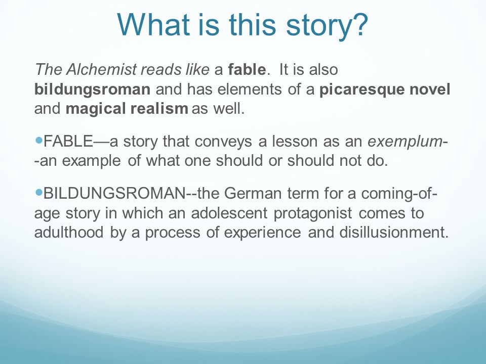 The Alchemist Essay