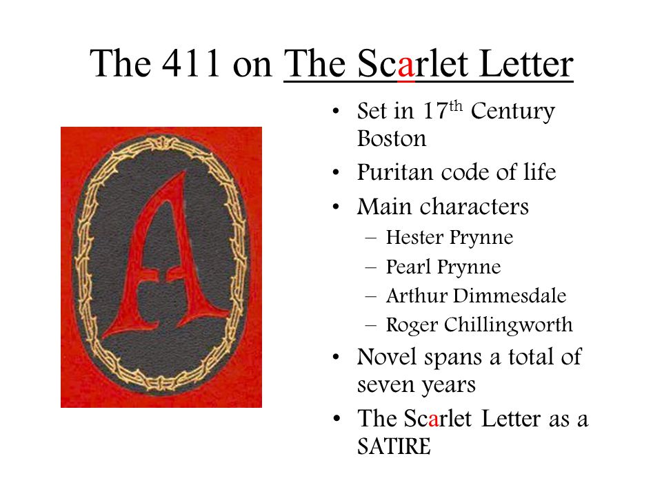 Scarlet Letter Thesis Statement