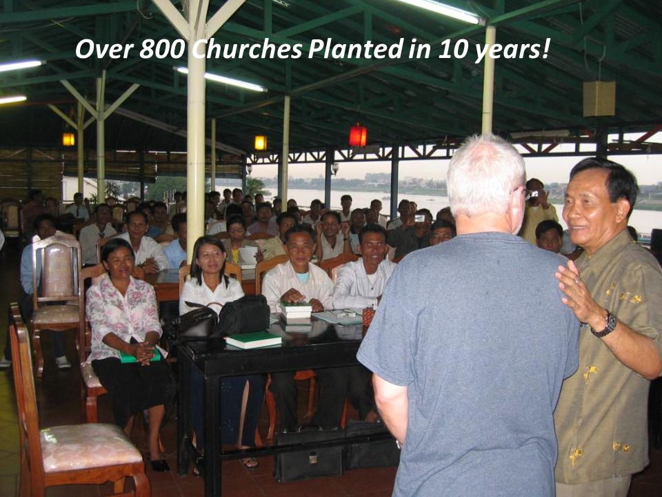 Over 800 Churches Planted in 10 years! 14
