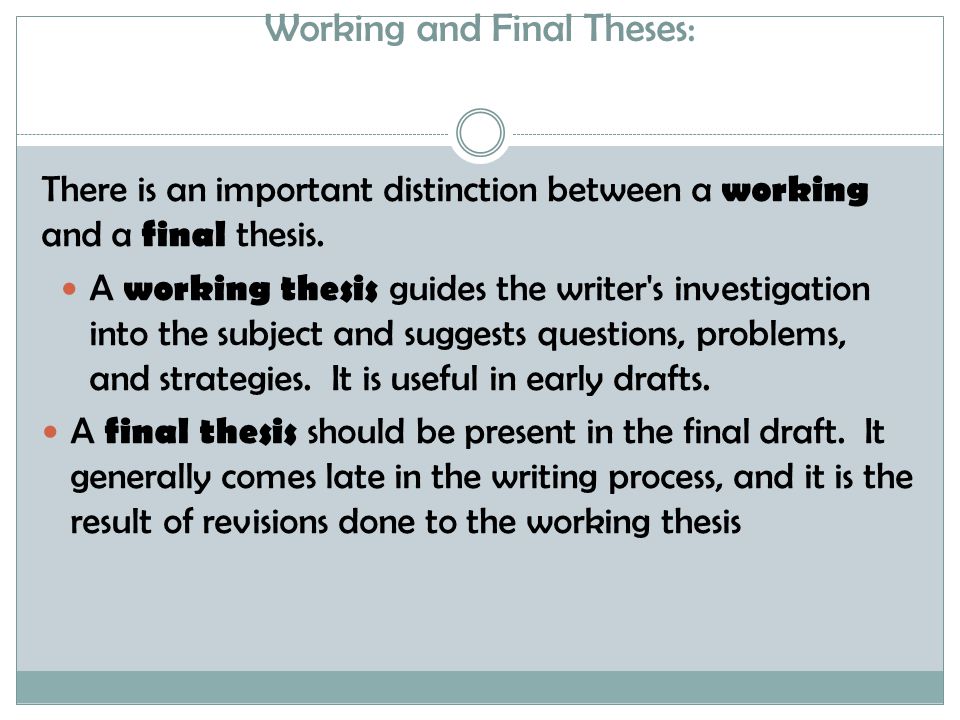 What is the difference between an open and closed thesis statement