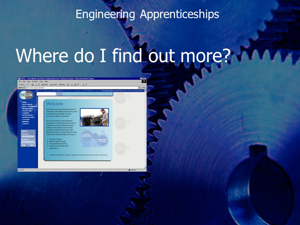 Where do I find out more Engineering Apprenticeships