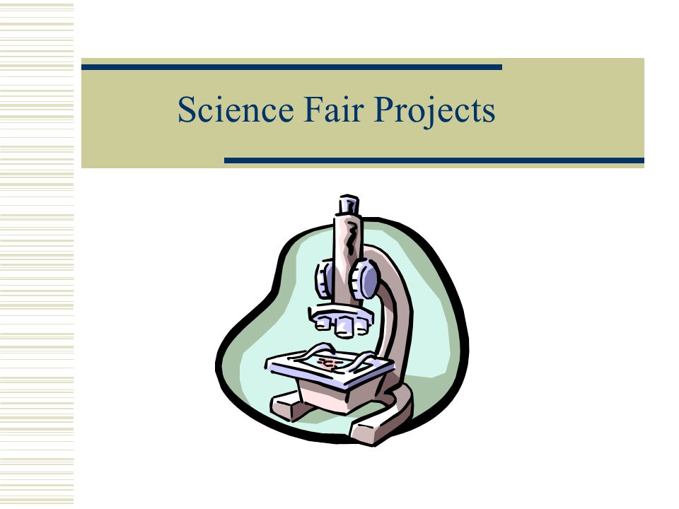 science fair projects ppt