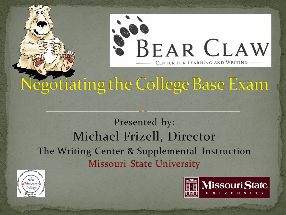 presented by michael frizell director the writing center sample flyer for supplemental instruction for college
