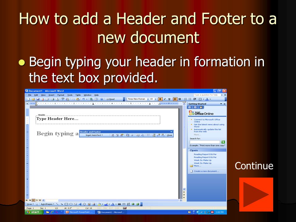 How to save a new document Type a name for your new document and click the ‘Save’ button.