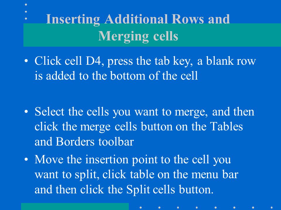 Sorting Information in a Table Click the cell D2 Click the Sort Ascending button Refer to Figure 3-21 to know about the ways to insert or delete table rows and columns Click the row 2 Click table, delete, and then click rows
