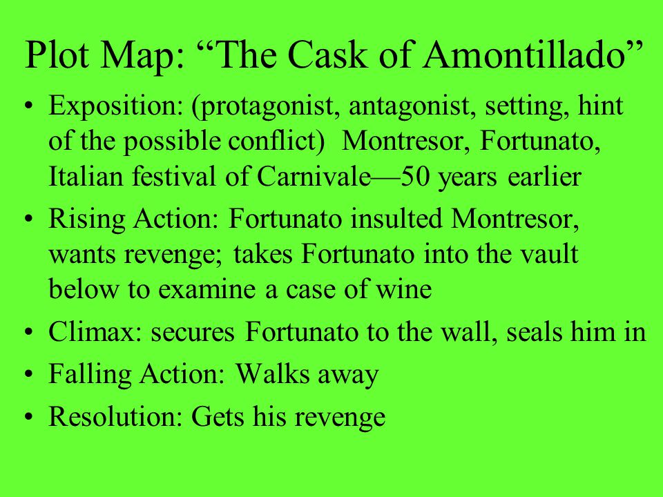 essays the cask of amontillado essays the cask of amontillado