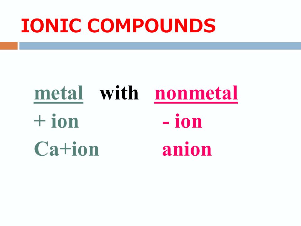 Electron Dots For Anions  Nonmetals will have many valence electrons.