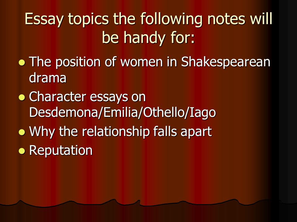 Othello Essay On Iago