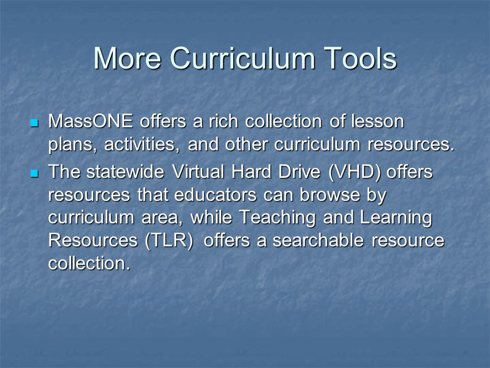 MassONE offers a rich collection of lesson plans, activities, and other curriculum resources.
