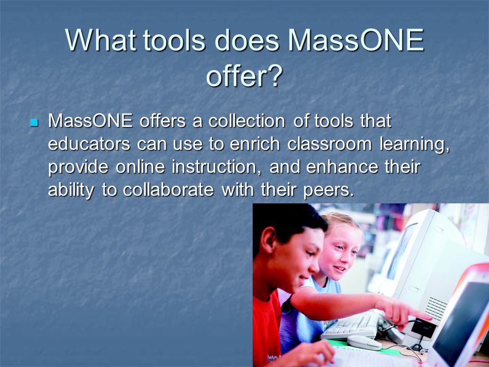 What tools does MassONE offer.