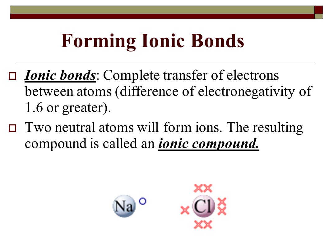 chemical bonds ppt download what type of elements form ionic bonds with metals