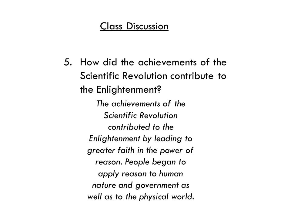 Essay On Scientific Revolution