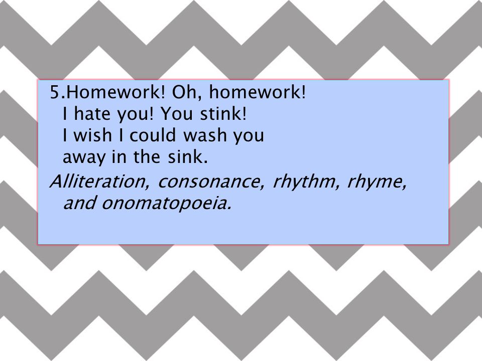 Oh Homework Oh Homework