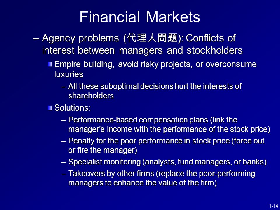 agency problem between shareholder and management Shareholder conflicts and dividends low levels of separation between ownership and management vertical” agency problem between. agency problem between shareholder and management Shareholder conflicts and dividends low levels of separation between ownership and management vertical” agency problem between.