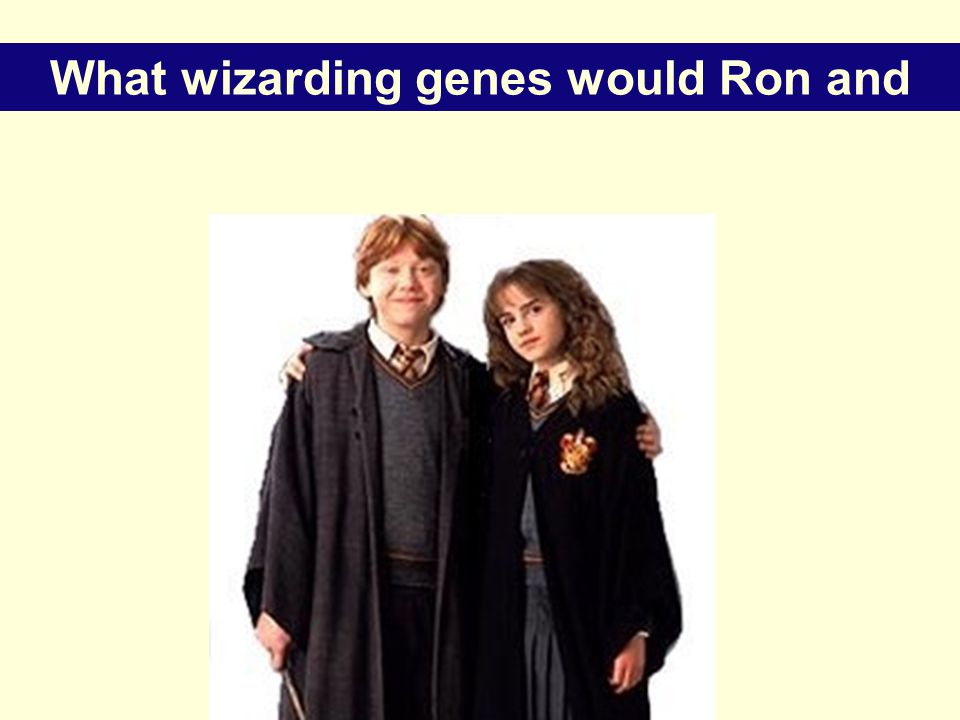 What wizarding genes would Ron and Hermione’s children have