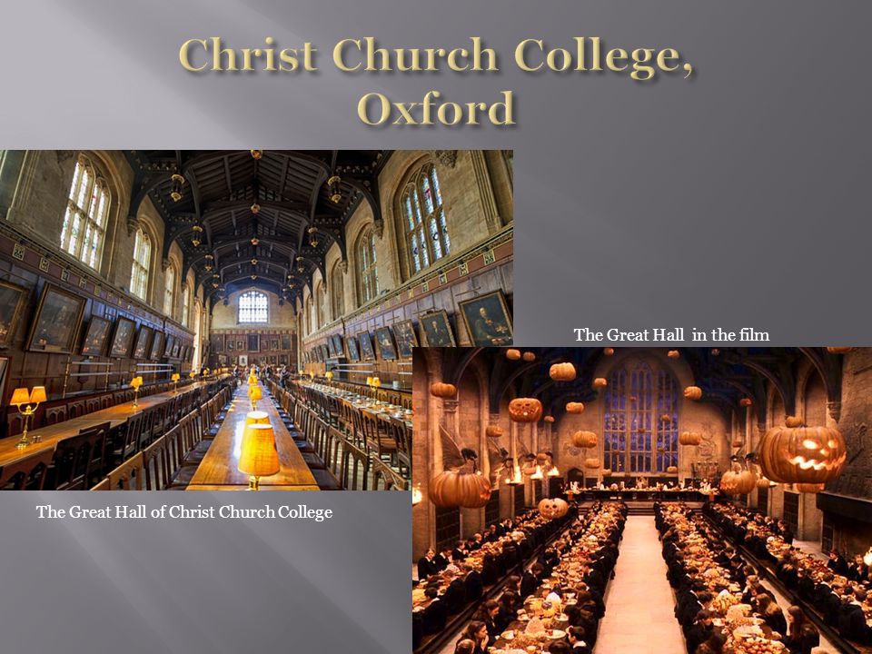 The Great Hall in the film The Great Hall of Christ Church College