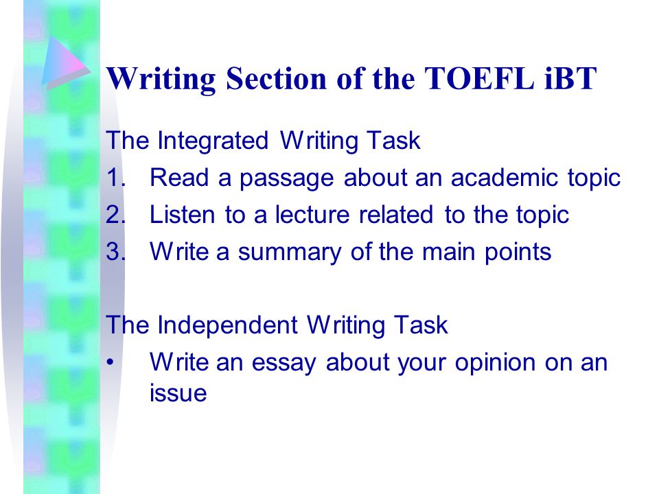 Toefl ibt integrated writing topics with answers