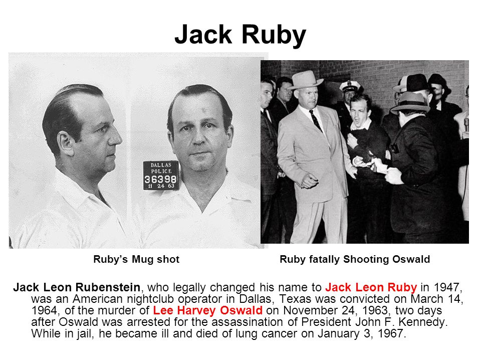 Image result for jack ruby died on this day in 1967