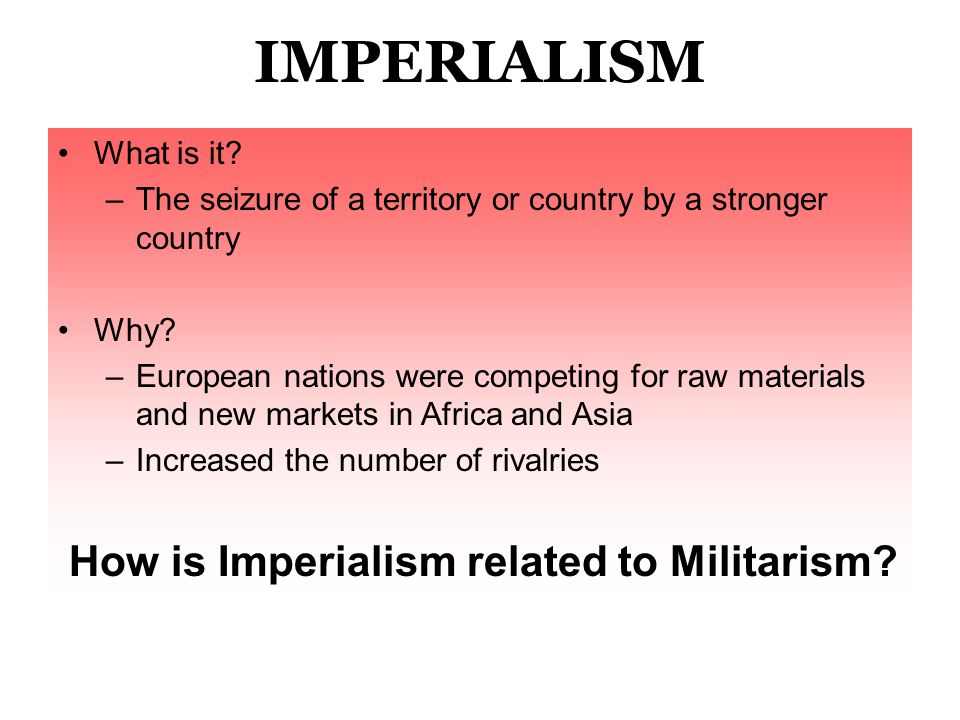 3. IMPERIALISM
