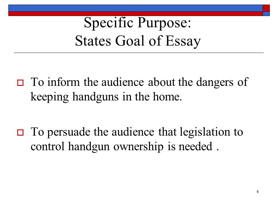 Purpose Of Thesis Statement