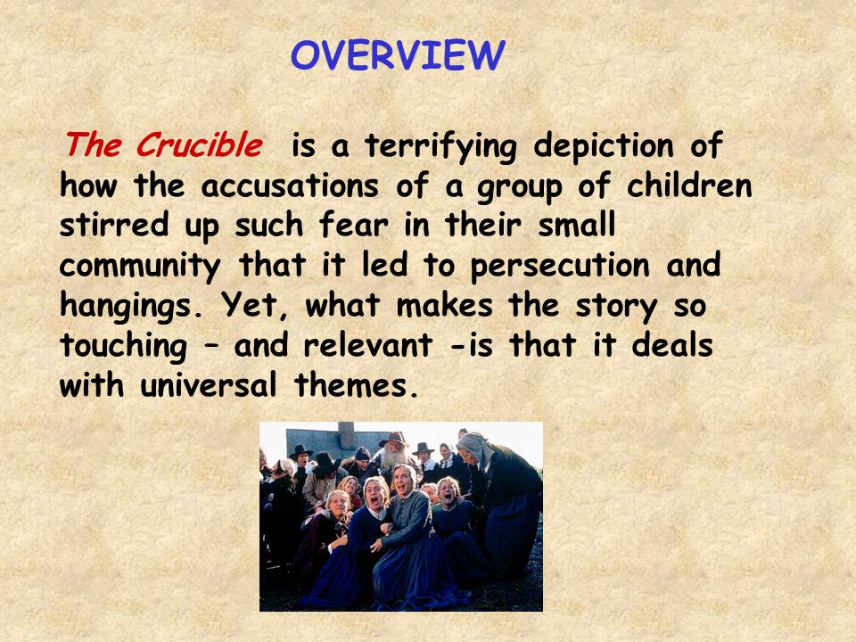 Thesis Statements For The Crucible