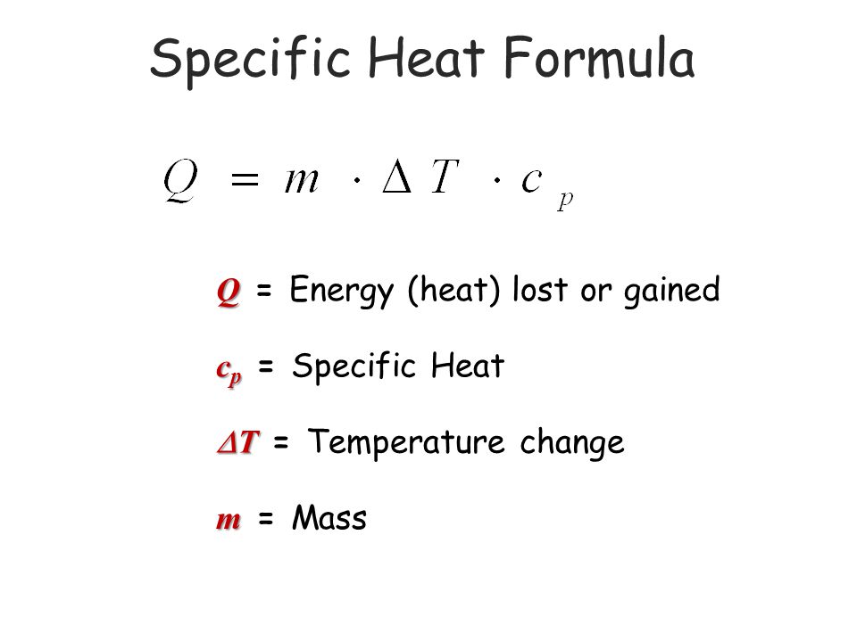Specific Heat Equation Talkchannels What Is The Specific Heat Equation Talkchannels