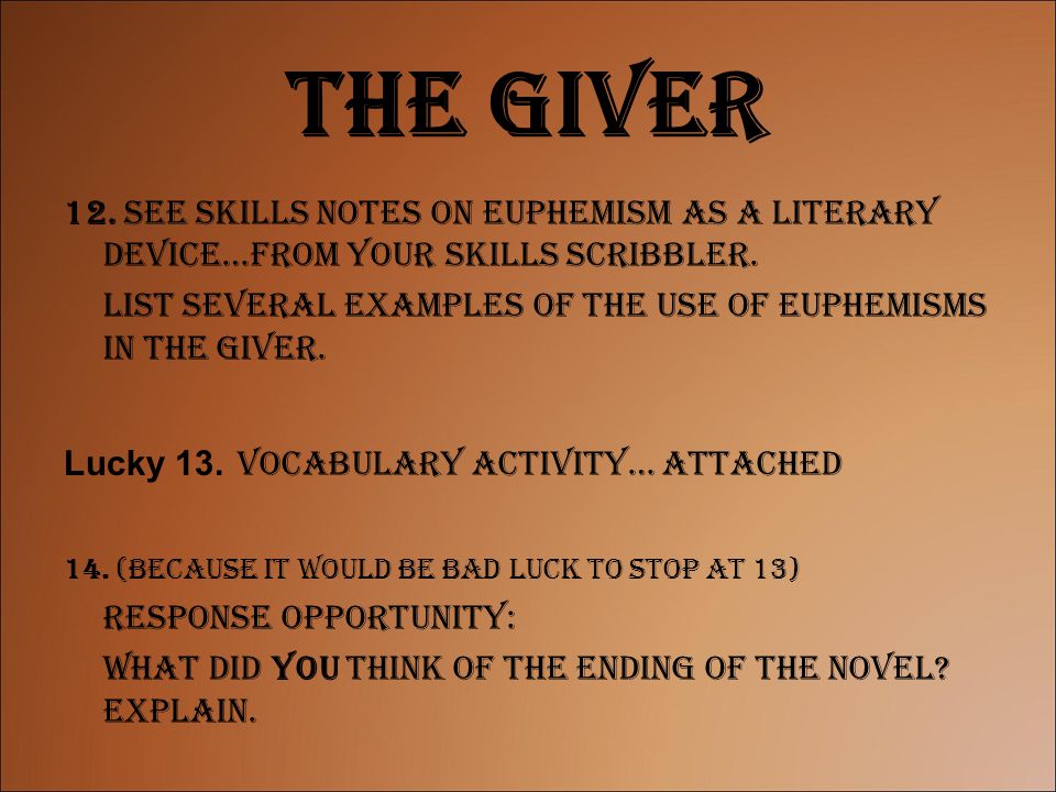 Essay On The Giver