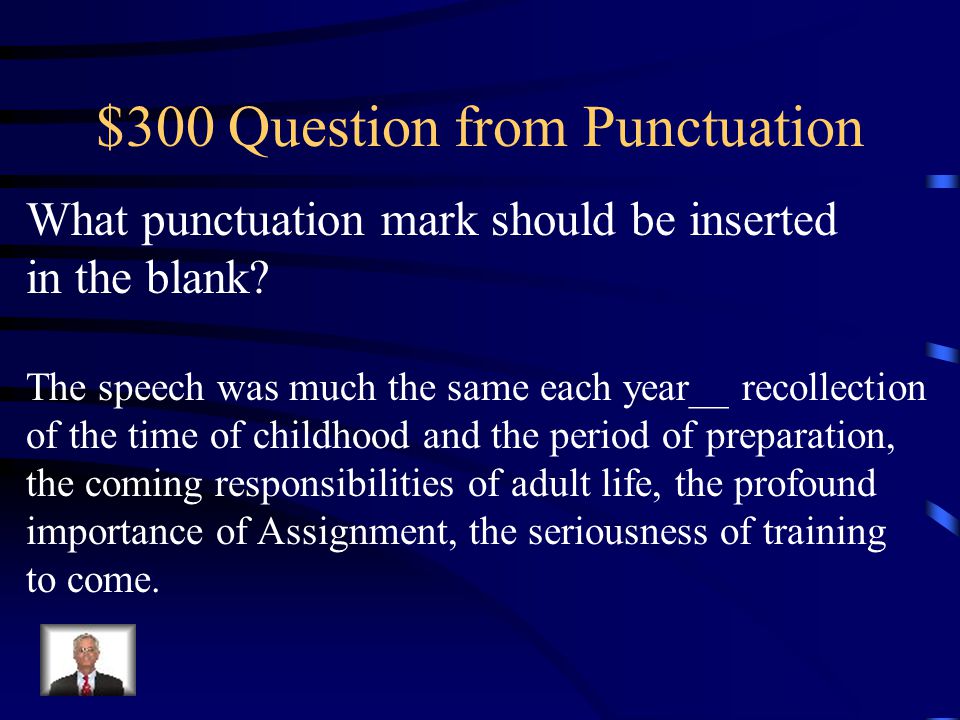 $200 Answer from Punctuation Comma
