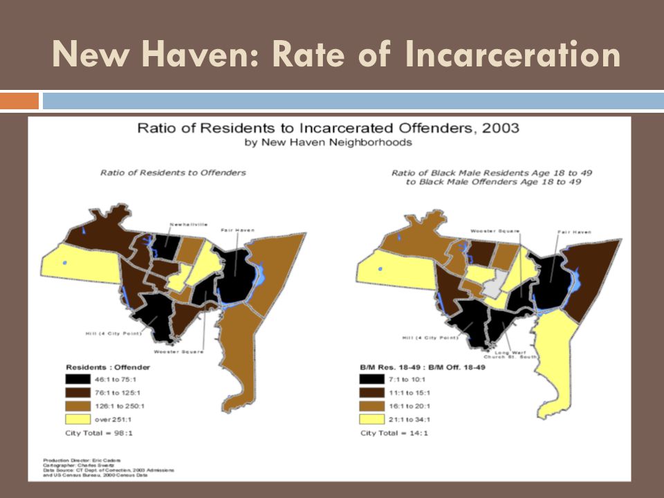 New Haven: Rate of Incarceration