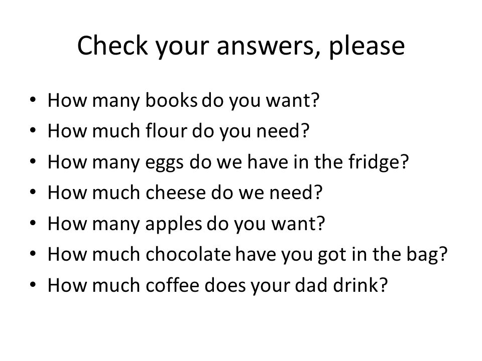 Check your answers, please How many books do you want.