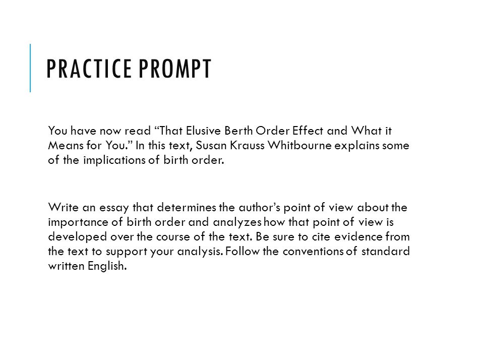 birth order theory essay Free coursework on birth order and the effects on personality from essayukcom, the uk essays company for essay, dissertation and coursework writing. birth order theory essay Free coursework on birth order and the effects on personality from essayukcom, the uk essays company for essay, dissertation and coursework writing.