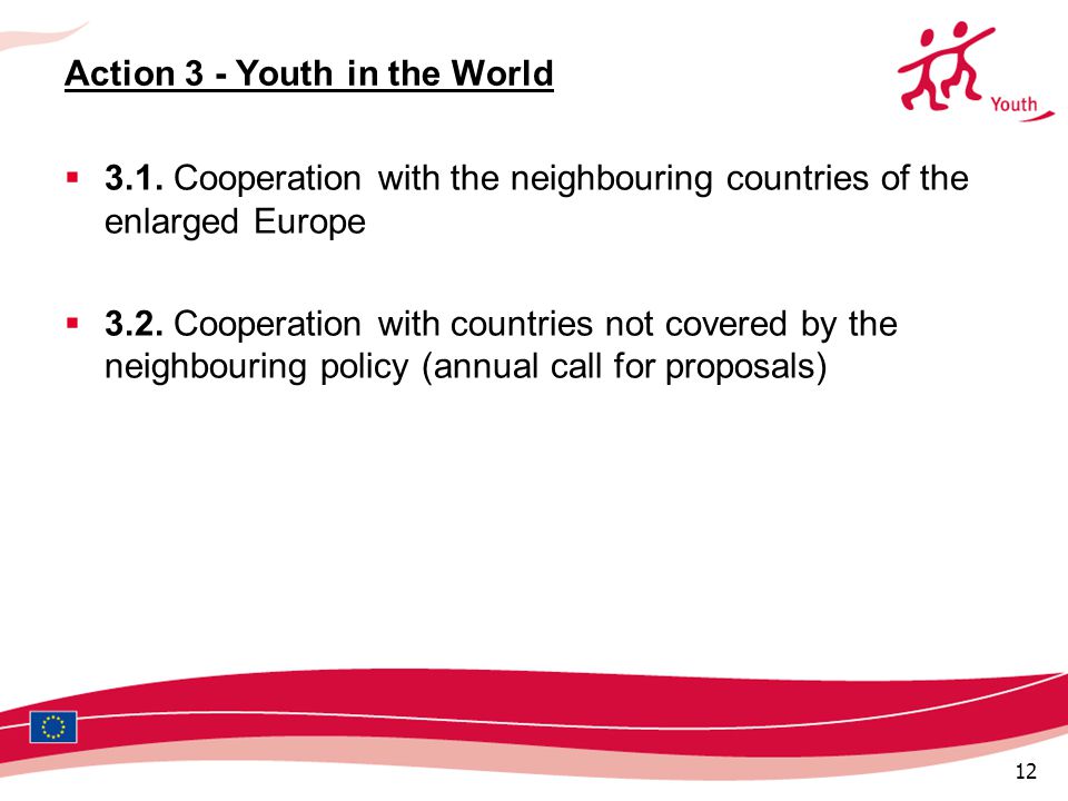 12 Action 3 - Youth in the World  3.1.